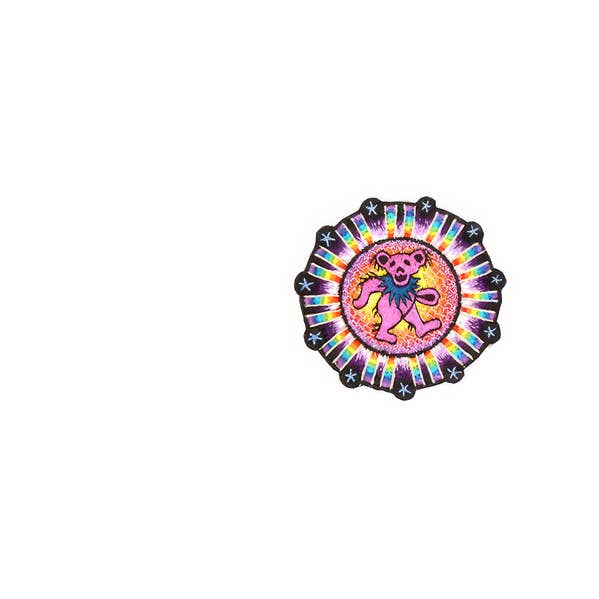 Gypsy Rose - Wholesale Patch - Grateful Dead Dancing Bear Rainbow Burst Asst Color Patch0