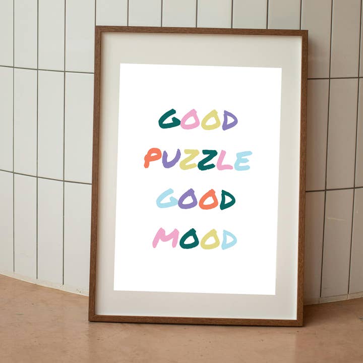 Muestra A4 Buen rompecabezas buen humor para venta al por mayor de Pièce rapportée