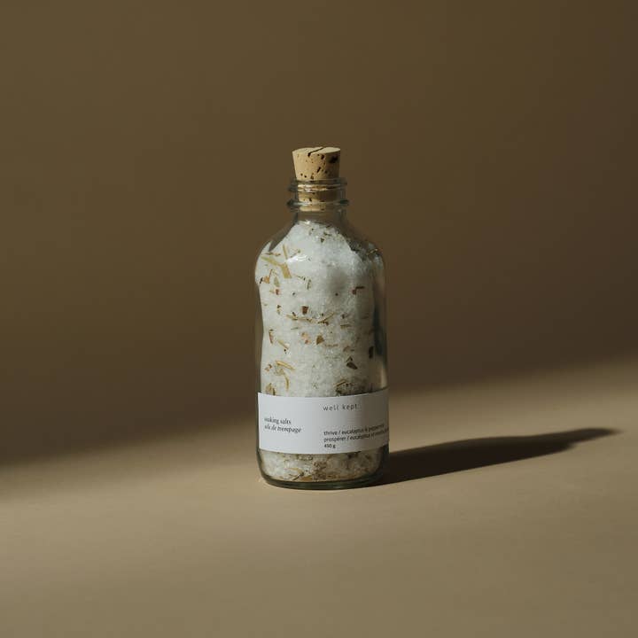Well Kept - Wholesale Bath Salts - Soaking Salts - Ivory/Thrive - 450g (all-natural, handmade)