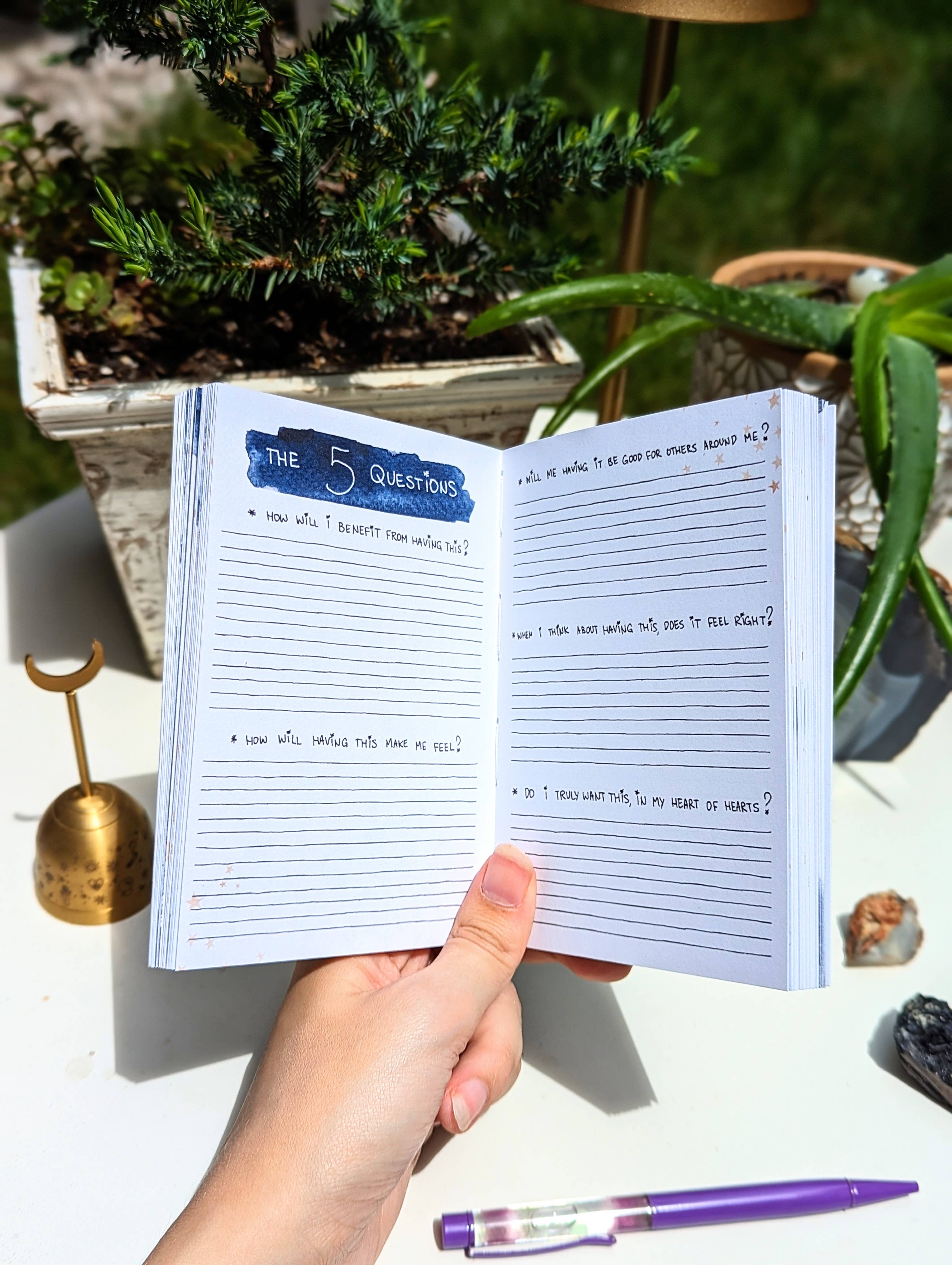 Goddess Provisions - Wholesale Body, Mind & Spirit Book - Manifest Workbook by DreamyMoons4