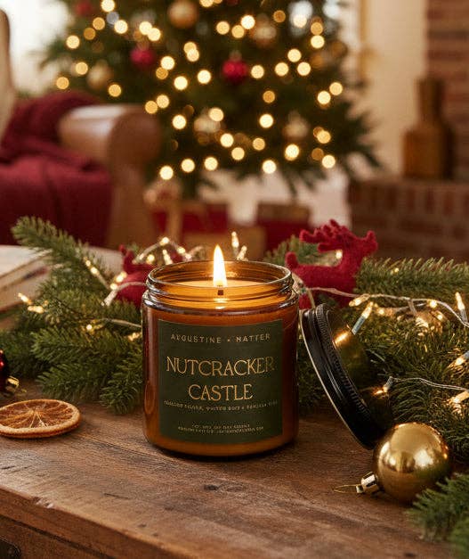 Augustine + Matter Candle Studio - Wholesale Jar/Filled Candle - Nutcracker Castle- 12oz Soy Candle