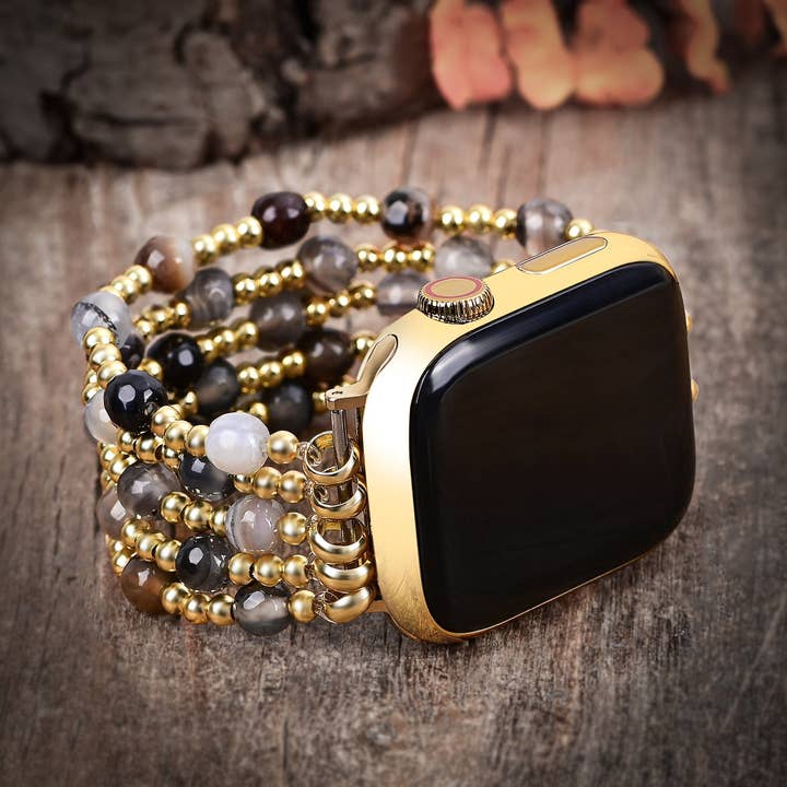 Cape Diablo - Wholesale Watch Band/Strap - Women's - Agate Elegance Stretch Apple Watch Strap