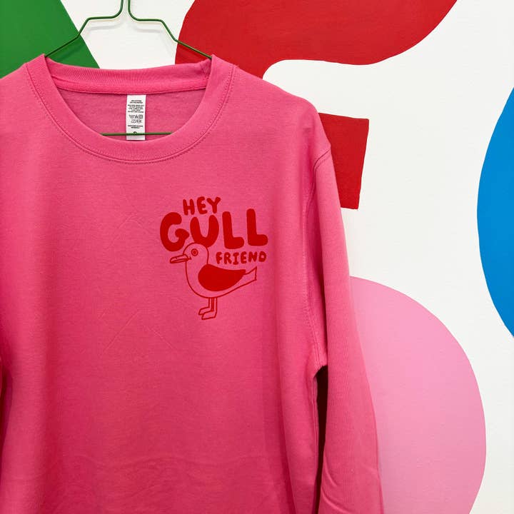 Hey Gull Friend Unisex Sweatshirt for wholesale by hello DODO