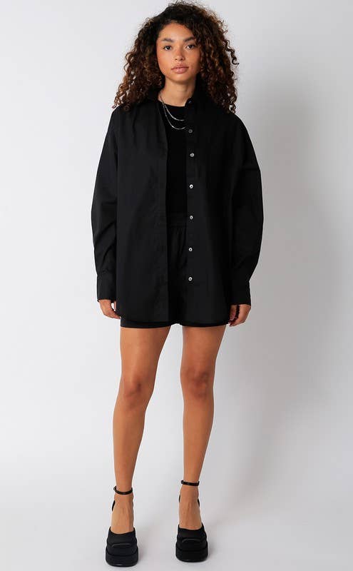 Olivaceous - Wholesale Button Down Shirt - Women's - Zaria Shirt1