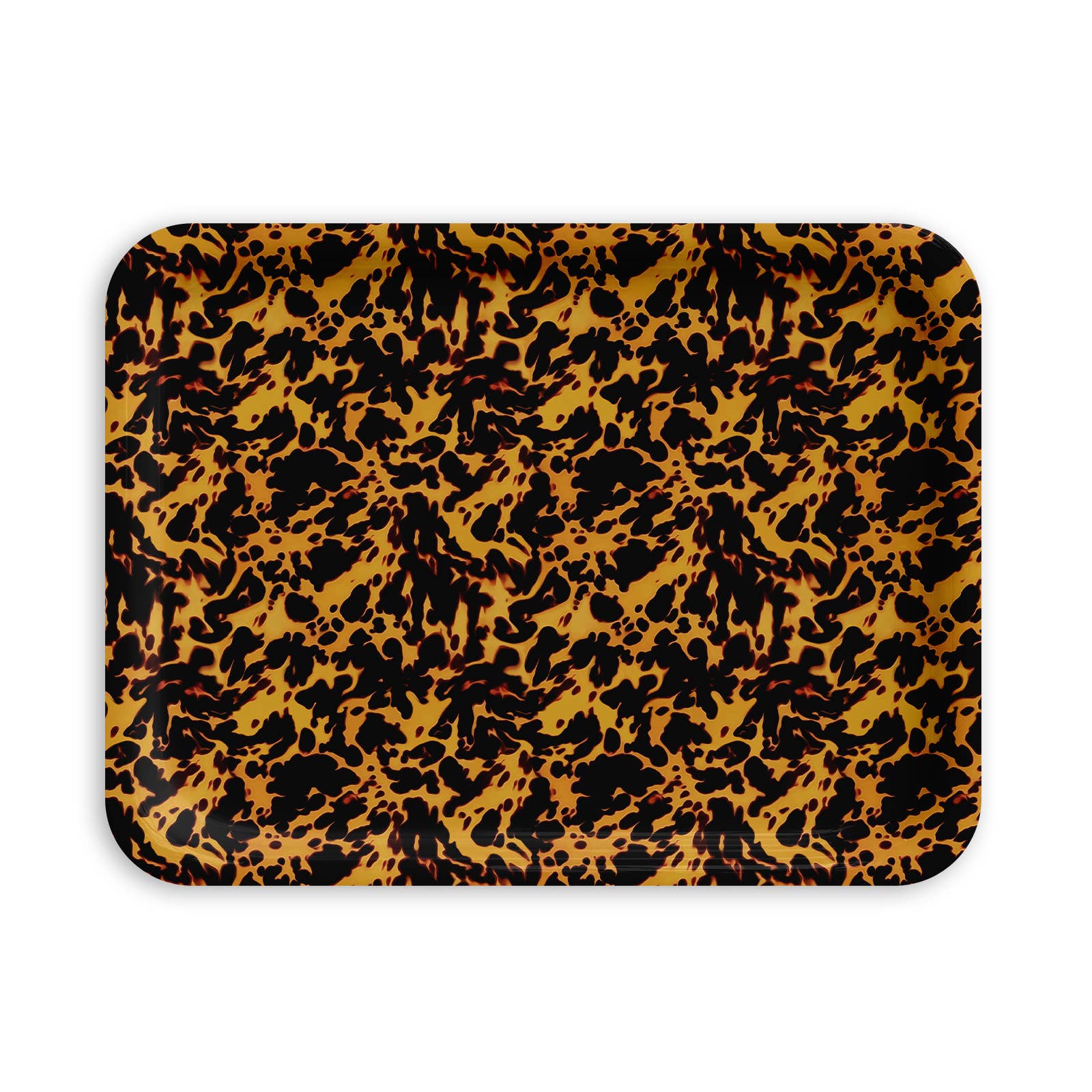 The Muddy Dog - Wholesale Serving Tray - Tortoise Shell Birchwood Serving Tray: Three Sizes
