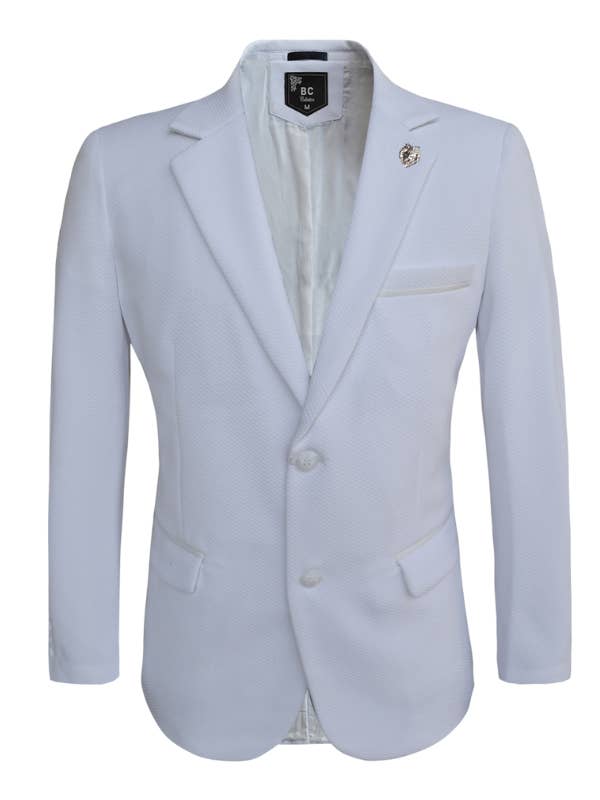 Blazer Homme Blanc 522 pour la vente par Perruzo