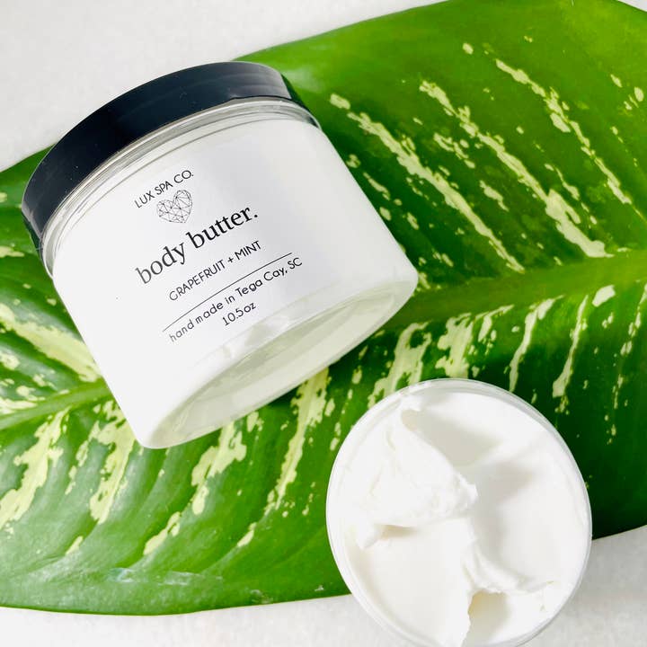 Grapefruit Mint Body Butter for wholesale by Lux Spa Co.