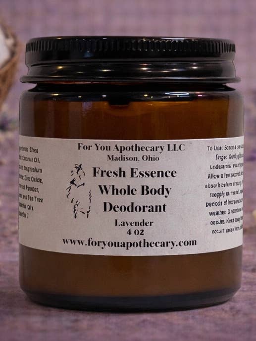 Fresh Essence Whole Body Deodorant for wholesale by For You Apothecary LLC