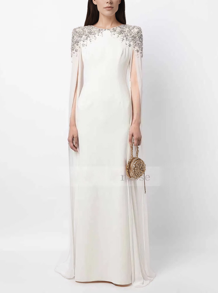 Productseeker - Vente Robe de soirée – femme - Robe de soirée longue élégante avec perles et strass DR863Y 20252