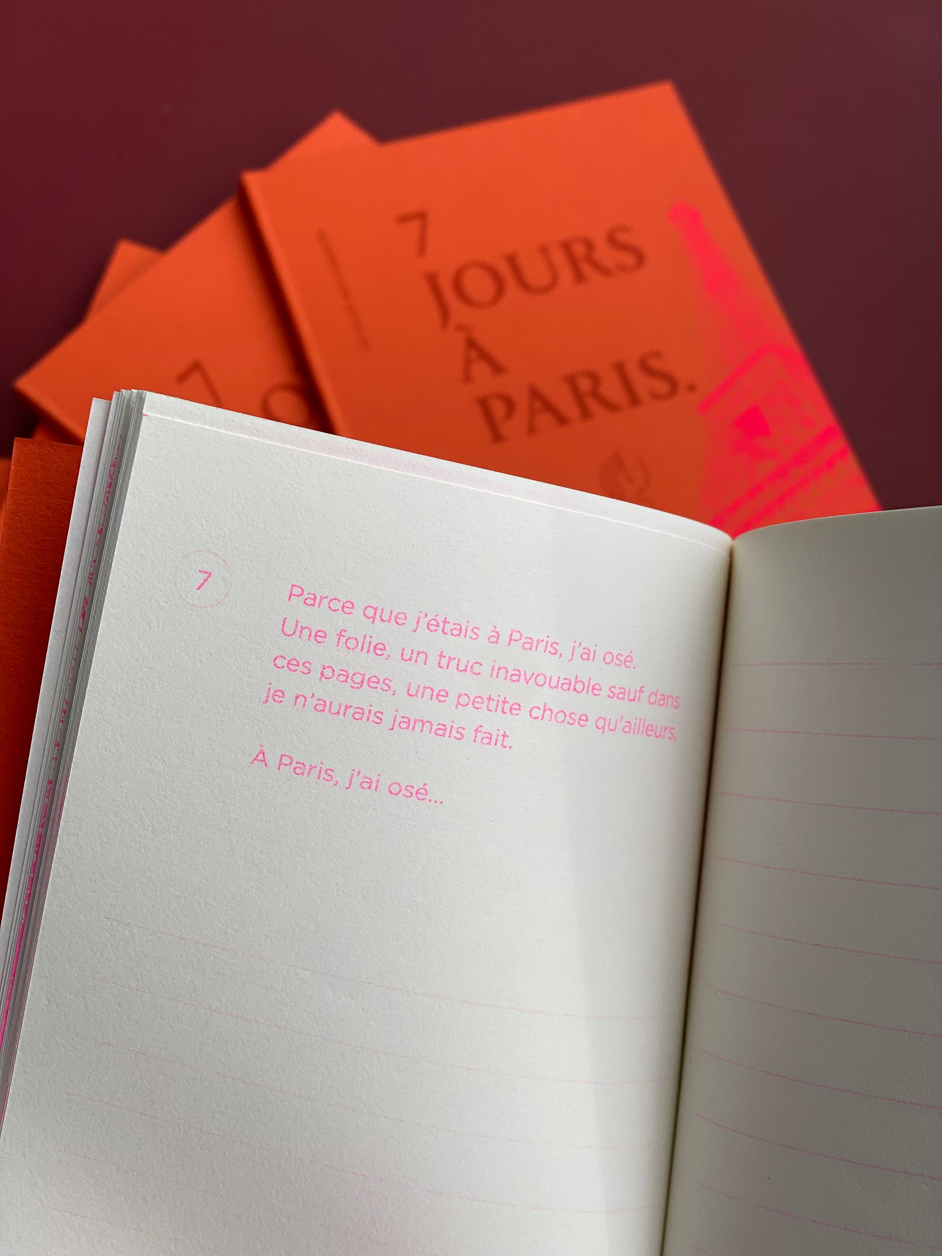 La Fille des Carnets - Wholesale Journal/Diary - 7 Days in Paris - French Version5