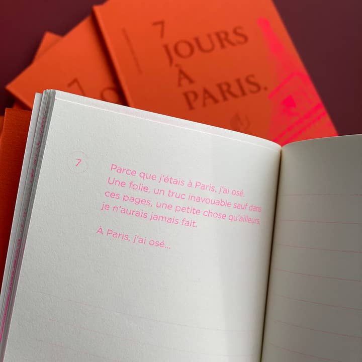 La Fille des Carnets - Wholesale Journal/Diary - 7 Days in Paris - French Version5