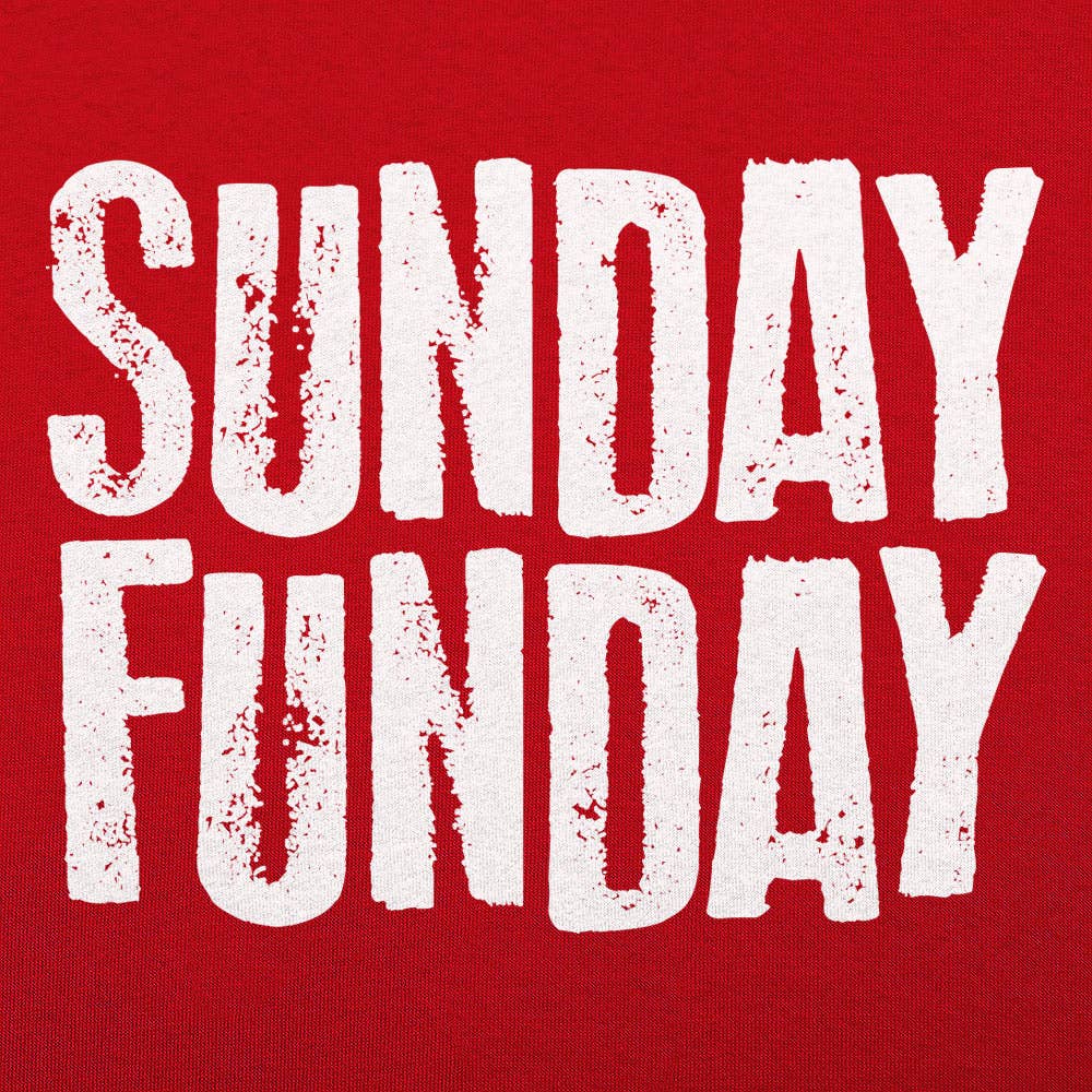 6DS - Wholesale T-shirt met print - Heren - Sunday Funday T-shirt voor heren5