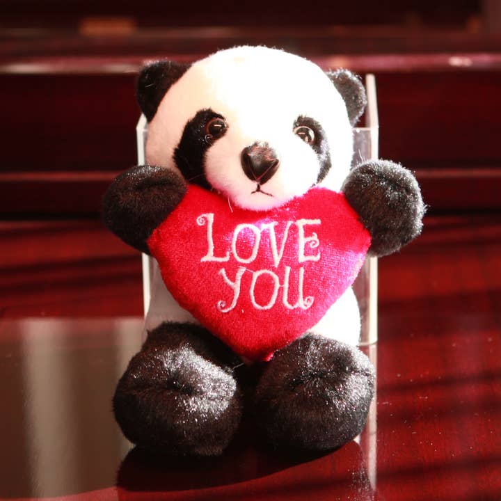 Plushland – wholesale Stuffed/plush toy – Kids & baby – 8″ Valentine Plush Animals Holding Heart With Love You Note4