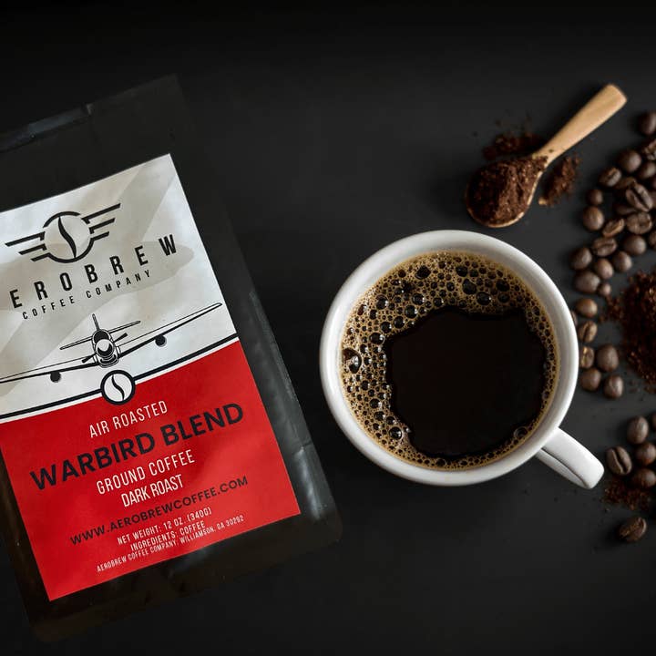 Aerobrew Coffee Company - Wholesale Coffee Beans - Warbird Blend Coffee (Dark)2