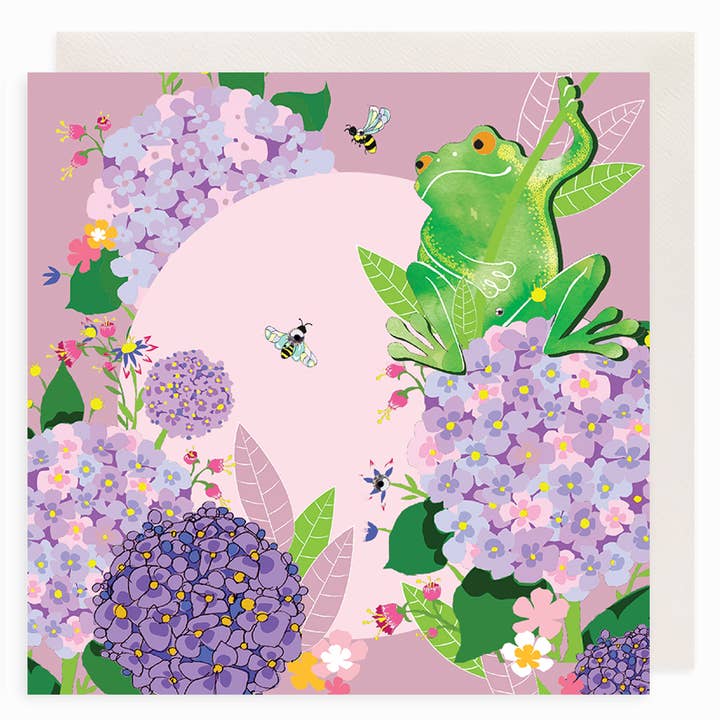 Frog open card for wholesale by Clear Creations