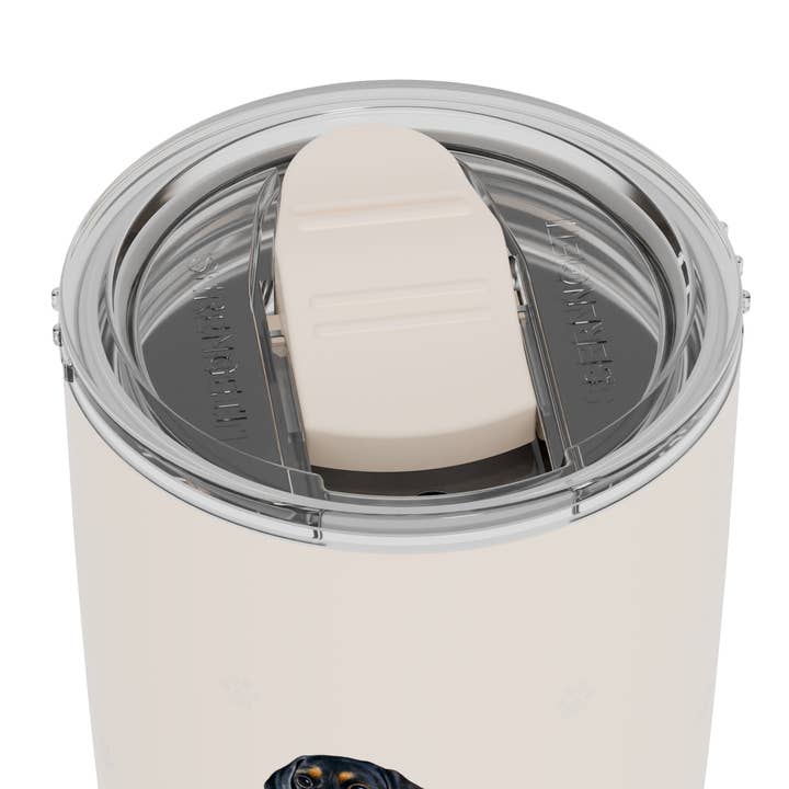 E&S Pets - Wholesale Insulated Mug/Tumbler - 3D Printed - Black Dachshund - Tumbler, Leak-Proof, Durable