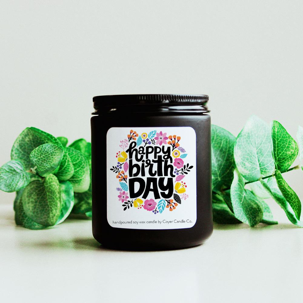 Coyer Candle Co. - Wholesale Jar/Filled Candle - Happy Birthday | 9 oz Candles7