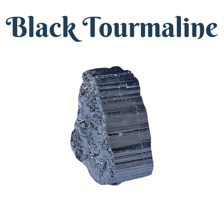 Sarimoire - Wholesale Spiritual Stone/Crystal - 1lb of Rough Natural Black Tourmaline Crystals Bulk