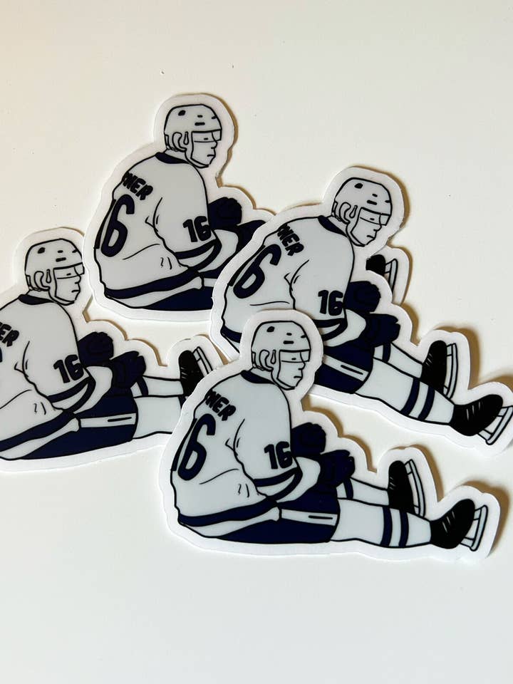 MM16 - Mitch Marner Toronto Maple Leafs Vinylklistermärke för wholesale av Studio Junco