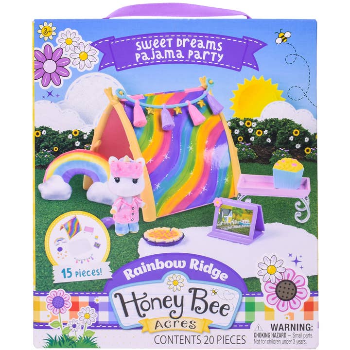 Variety Distributors - Wholesale Toy Set - Kids - Honey Bee Acres Sweet Dreams Pajama Party Playset w/ figure