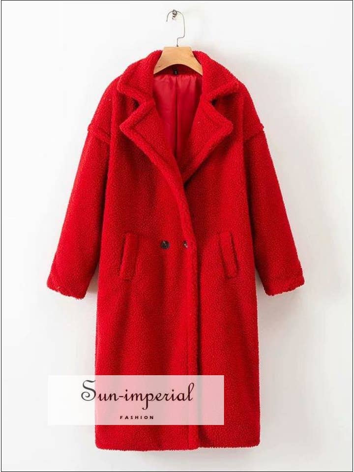 Sun Imperial – wholesale Päls/fuskpäls - Dam – Kvinnor Grön Vinter Fuskpäls Varm Maxi Overcoat Vintage7