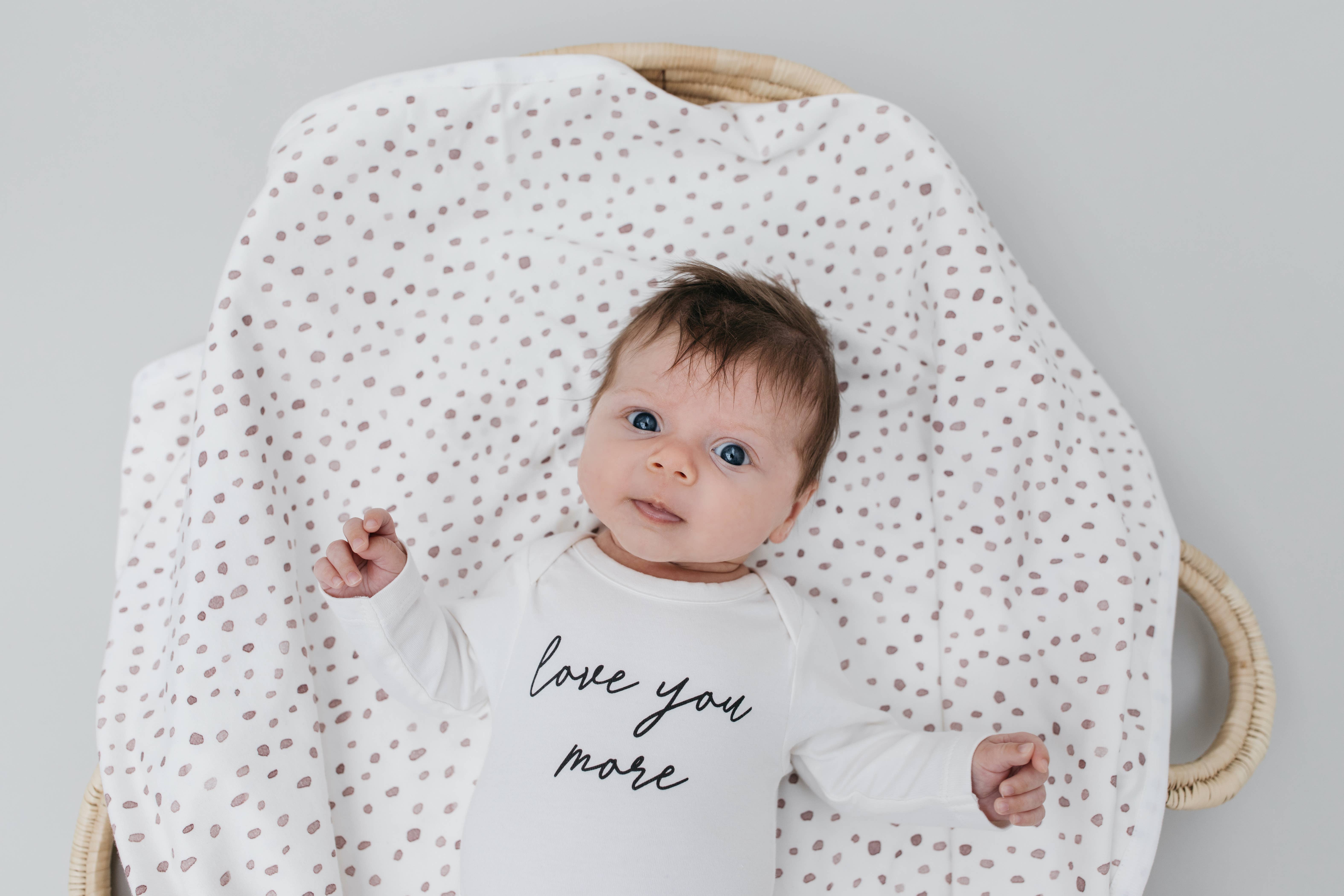 Harp's Cove – wholesale Filtar – Barn och baby – Ekologisk Baby Filt, Målad pri3