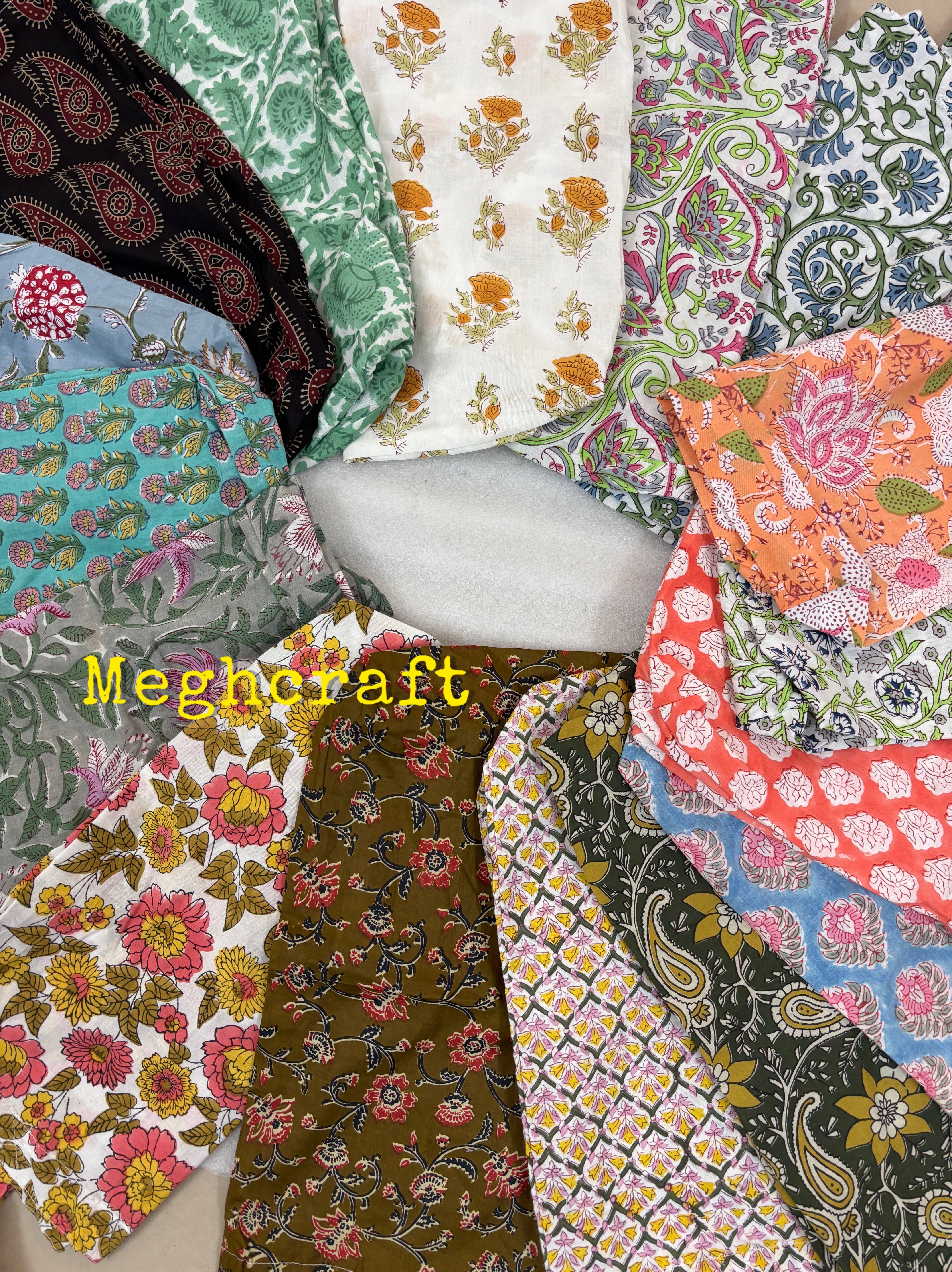 Meghcraft - Vendita all'ingrosso Borsa per shopping/spesa - Borse riutilizzabili in cotone con stampa Indian HandBlock - Shopper da mercato e regalo boutique5