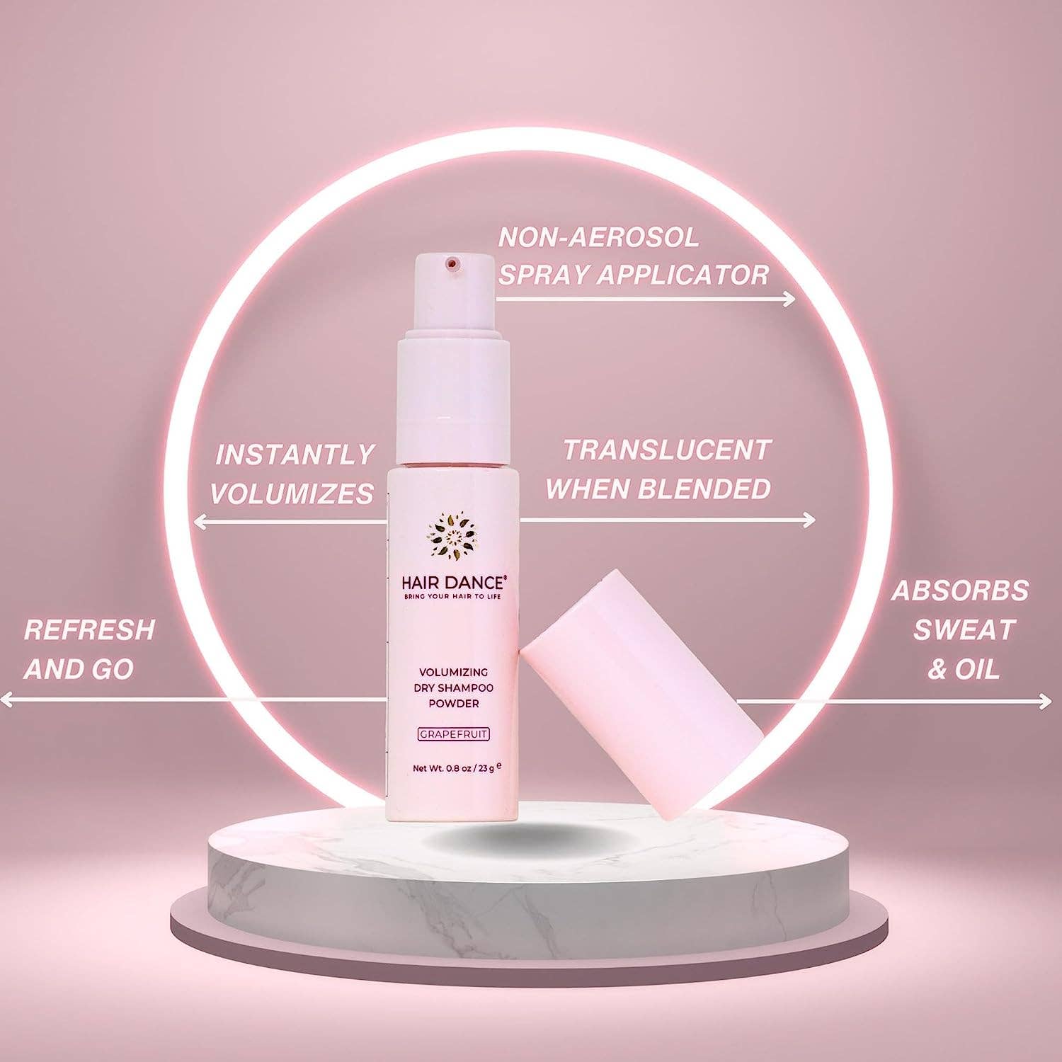 Hair Dance - Wholesale Dry Shampoo - Non-Aerosol Volumizing Dry Shampoo Powder - Organic - USA2