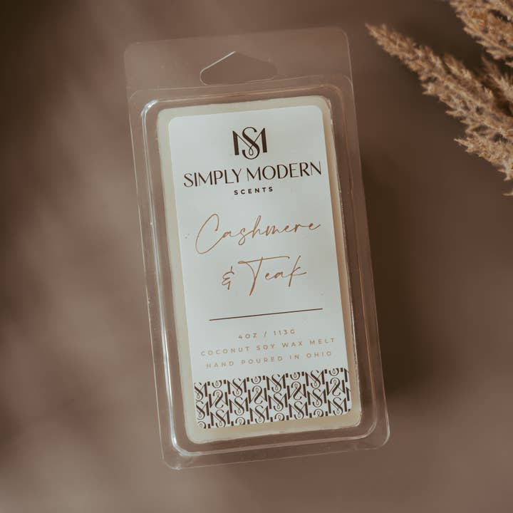 Cashmere & Teak Kokosnød Soyavoks Smelt for engroshandel hos Simply Modern Scents