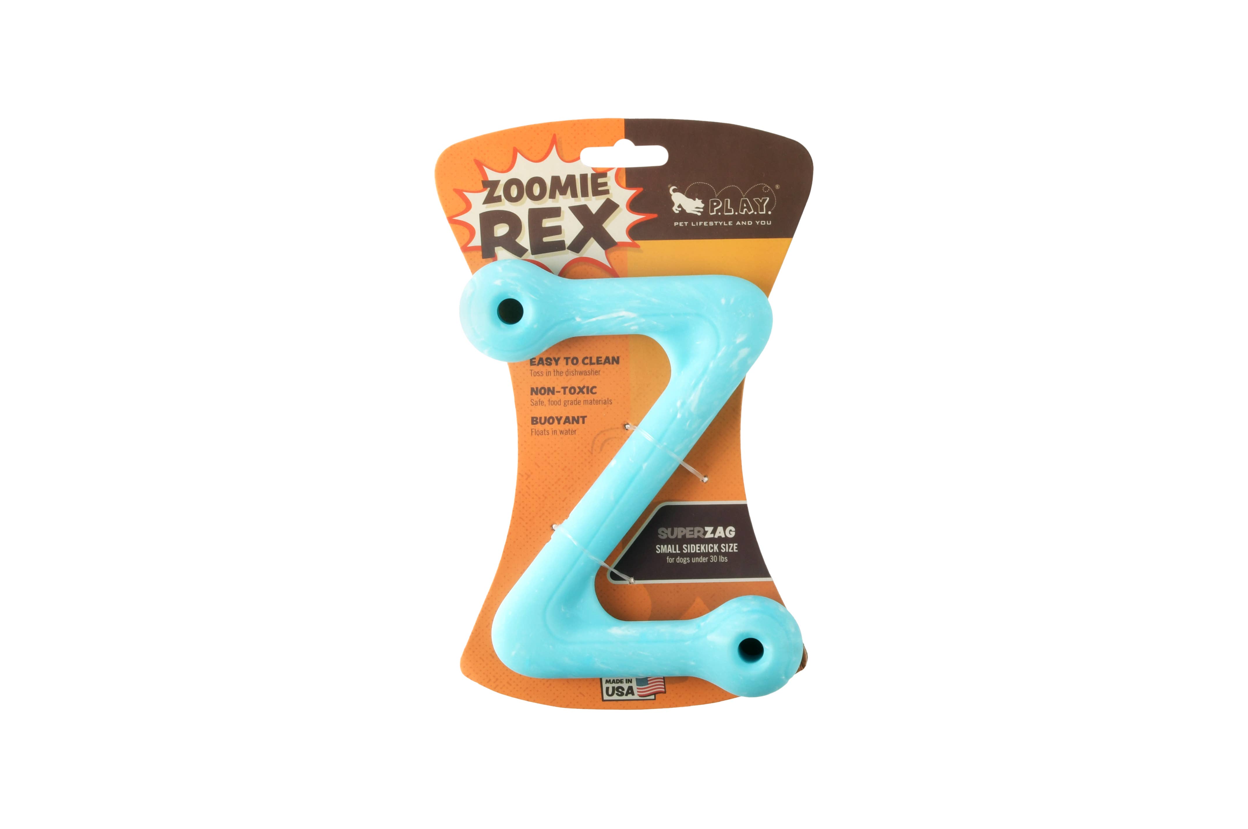 P.L.A.Y. Pet Lifestyle and You - Vente Jouet en corde – chien - ZoomieRex SuperZag6