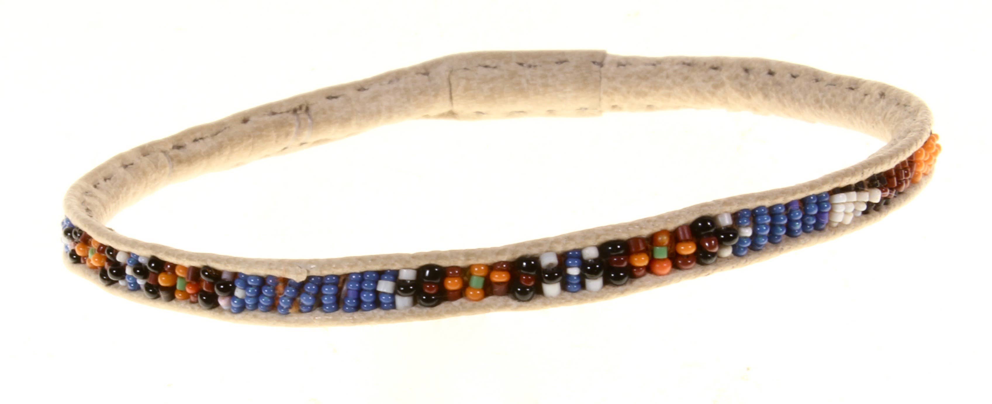 The Niger Bend - Vendita all'ingrosso Bracciale con perline - Sahara - Braccialetto in pelle Mali con perline1