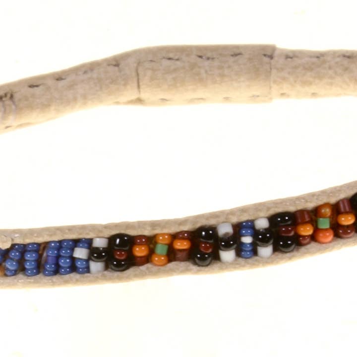 The Niger Bend - Vendita all'ingrosso Bracciale con perline - Sahara - Braccialetto in pelle Mali con perline1