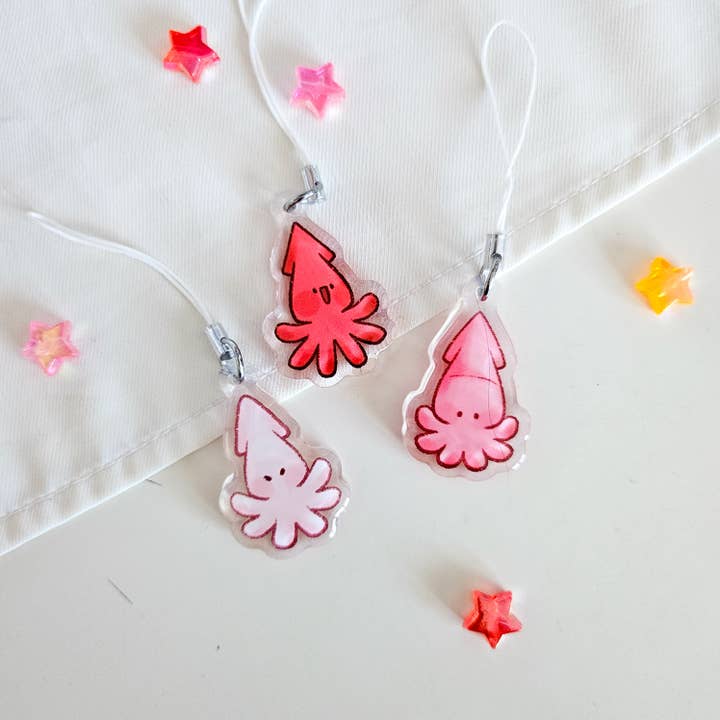 Charme de telefone de lula por atacado de Zellie's Koi Pond