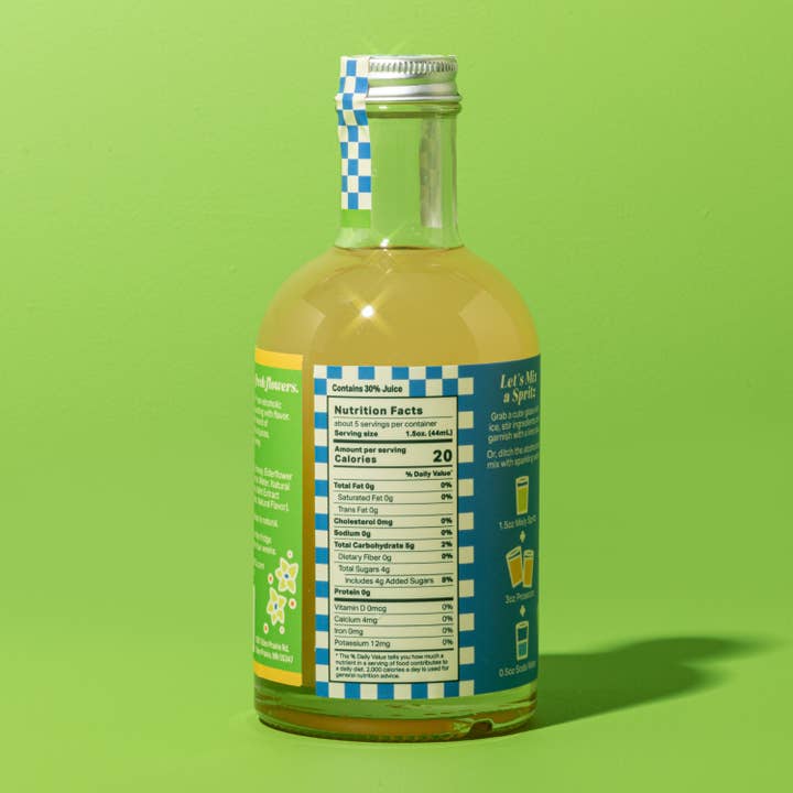 Mixly - Wholesale Cocktail Mix/Syrup - Elderflower Mint Spritz Mixer