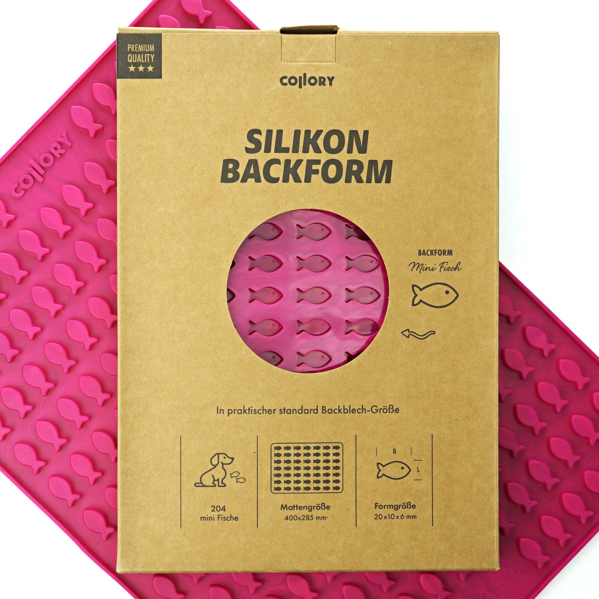 Collory - Wholesale Voedermat - Hond - Visvormige bakmatten voor hondenkoekjes (mini en medium)44