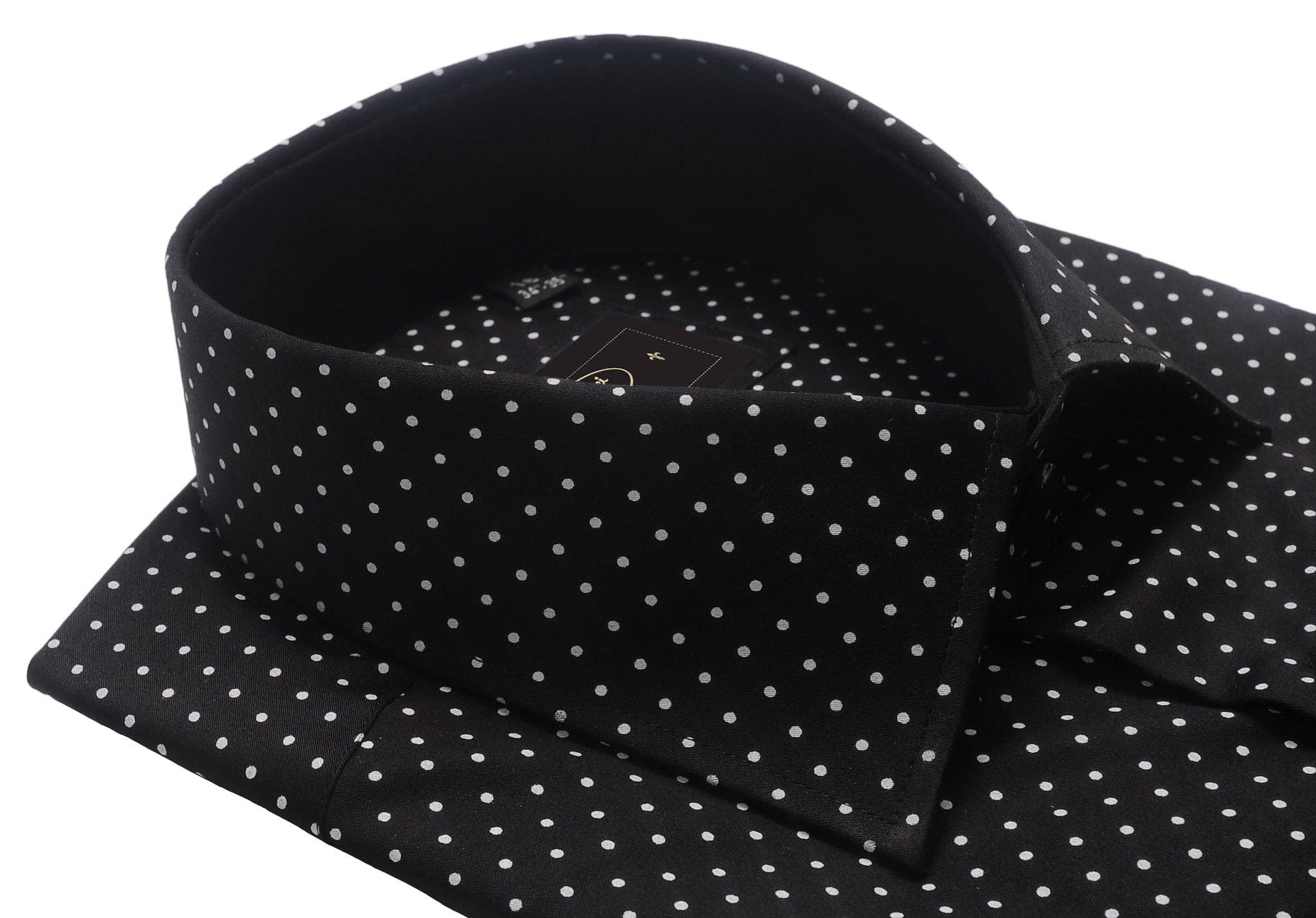 Virgoan Wish LLC - Wholesale Button Down Shirt - Men's - Da Vinci Blue Collar | Regular Collar Polkadot shirt2