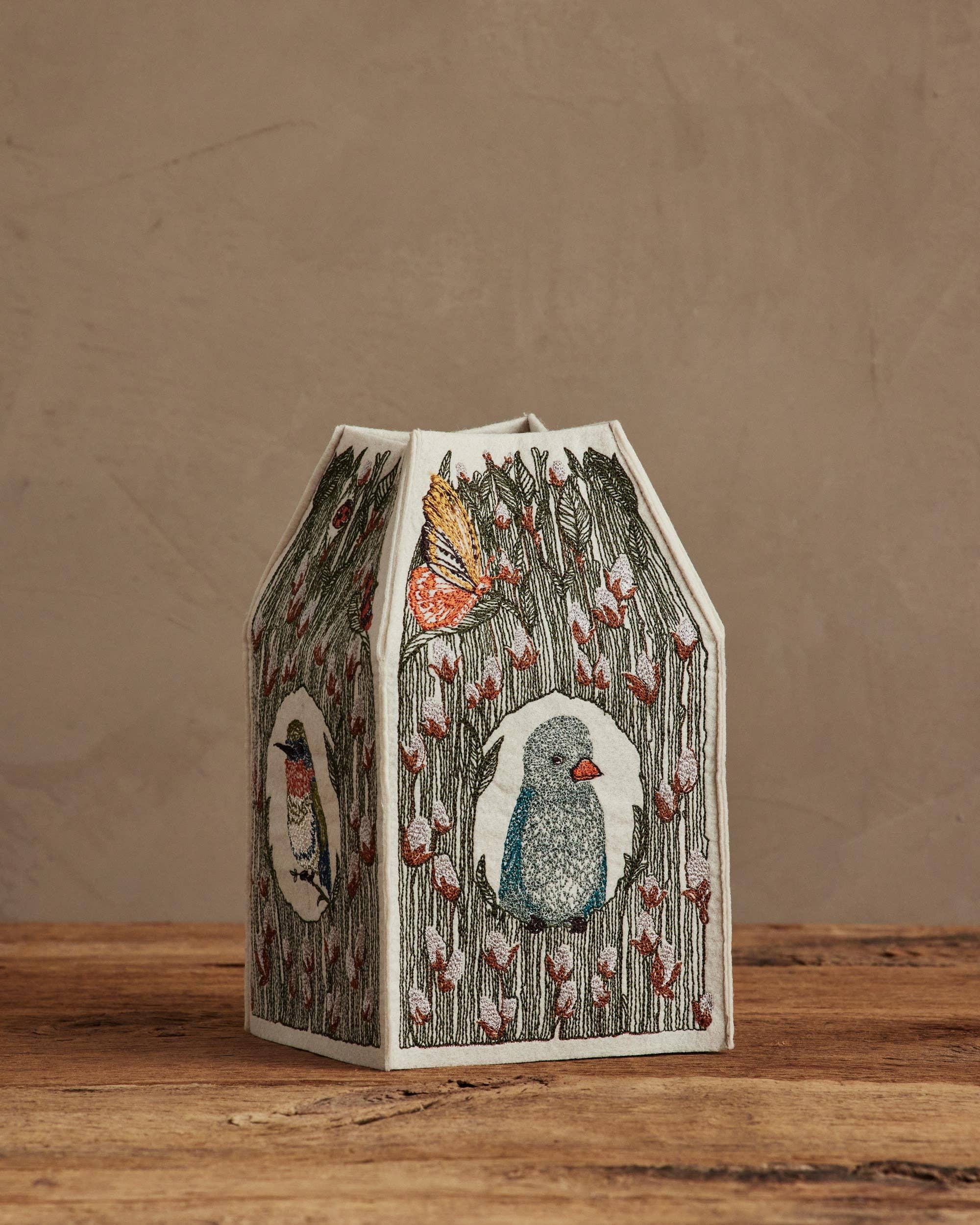 Coral & Tusk - Wholesale Tissue Box - Birdhouse Tissue Box Cover1