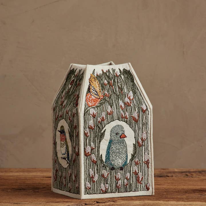 Coral & Tusk - Wholesale Tissue Box - Birdhouse Tissue Box Cover1