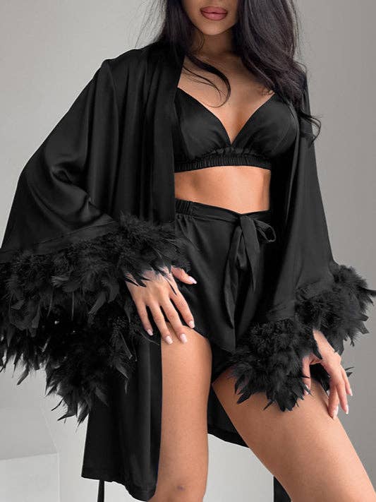 alberalkirk - Vente Haut et bas de pyjama – femme - Ensemble de Sommeil Plume Options Ultra Légères N5Z7863