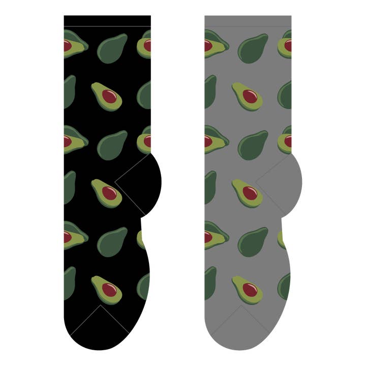 Avocados Socks for wholesale by FOOZYS Fun Socks
