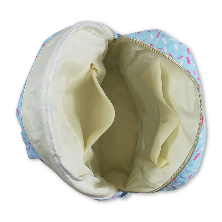 Yawoo Garments - Wholesale Backpack - Kids - Light blue ice cream sprinkle kids backpack1