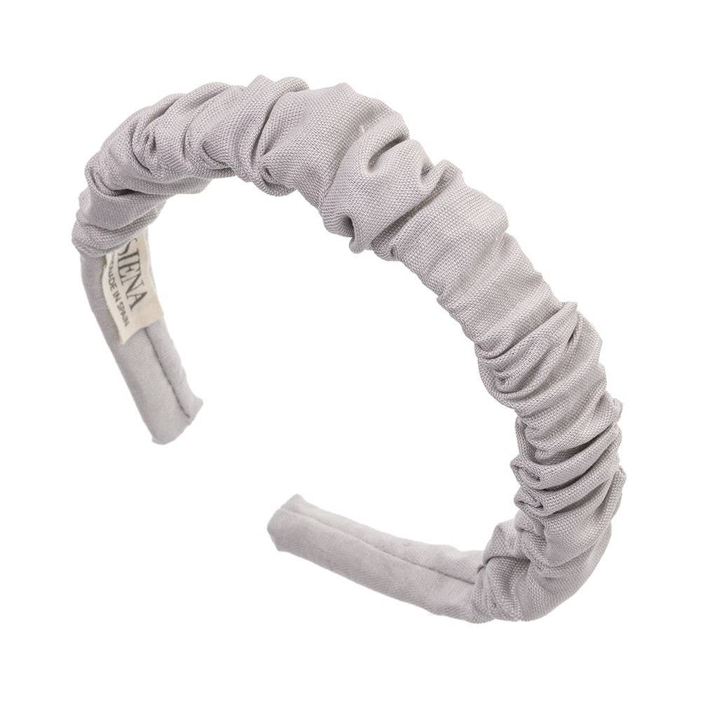 Siena Hair Accessories – Bandana - Mulher por atacado – Turbante de linho franzido feito à mão6