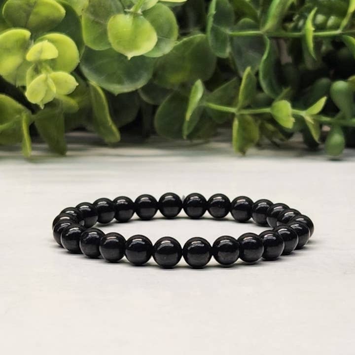 Protección y control de campos electromagnéticos: Shungite para niños/niños, tamaño 6 mm y 6 pulgadas de largo para venta al por mayor de Meraki Gemstones