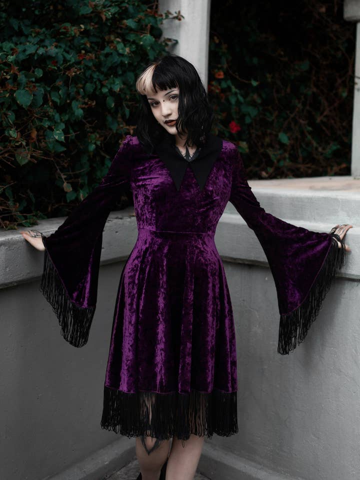 Vestido Purple Haze para venta al por mayor de Lively Ghosts