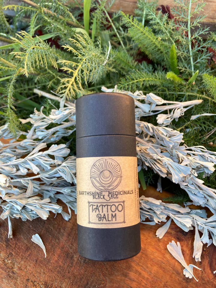 Baume à tatouage Desert Sage pour la vente par Earthshine Medicinals