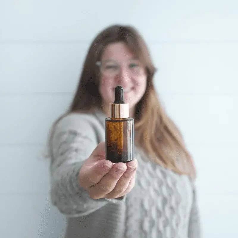 Nature Packaged - Wholesale Essential Oil Holder - Glass Serum Bottle with Dropper - 1 oz - Luxurious4