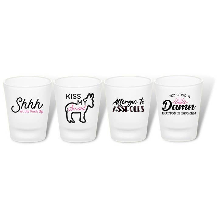 For Her Adult Snarky Shot Glass Set for wholesale by Be Honest Co