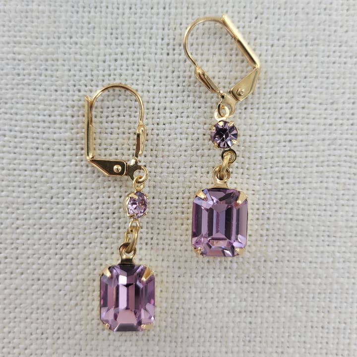 Brinco Octagon Austríaco 992 por atacado de Sadie Green's Jewelry