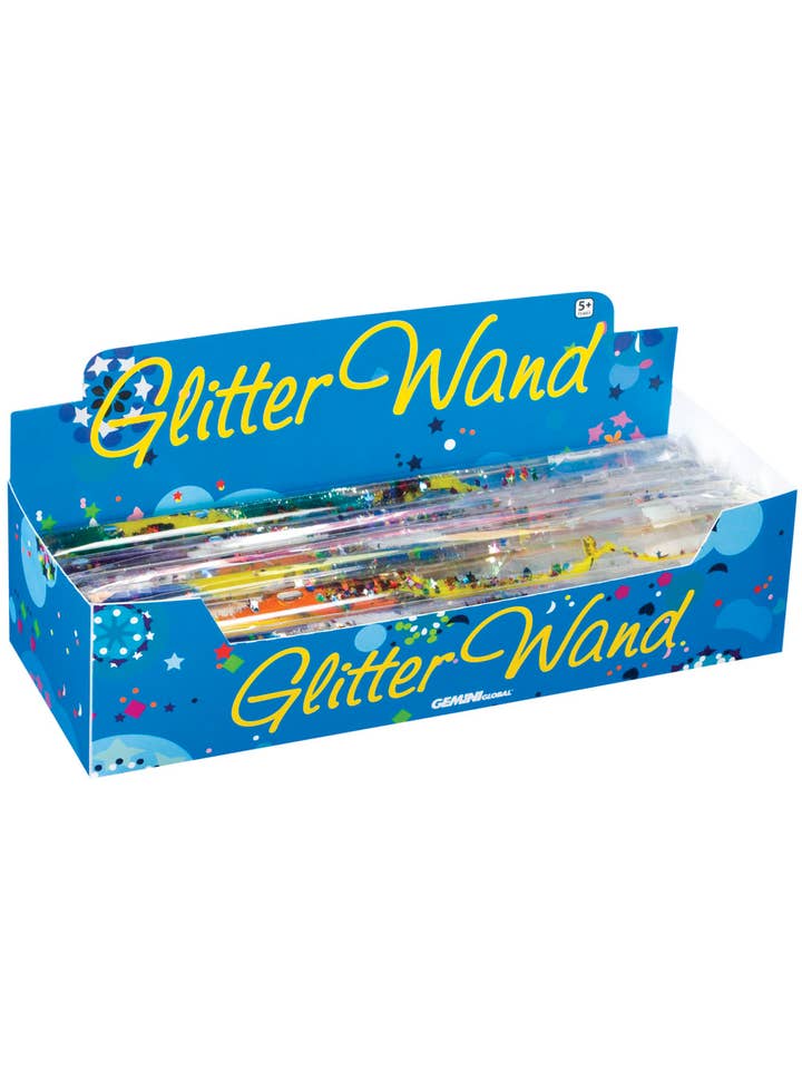 Toysmith - Wholesale Toy Wand - Kids - Jumbo Spiral Glitter Wand, Assorted Colors
