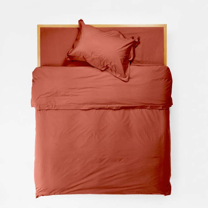 SUTRAM - Wholesale Flat Sheet - Flat Sheet in Ochre Red4